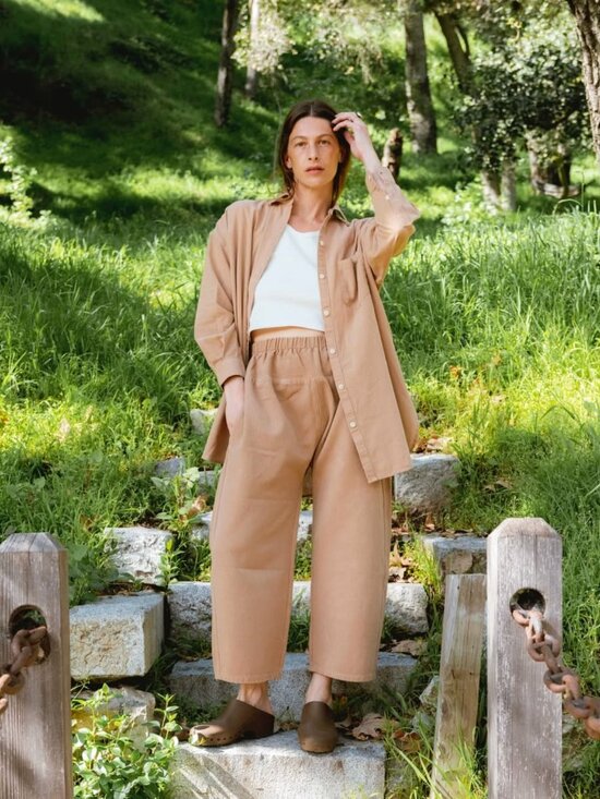 Rudy Jude Tops - Rudy Jude Gauze Morning Shirt NWT Roasted Chestnut
